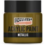 Pentart Metál akrilfesték 50 ml sárgaréz (PA-29357)
