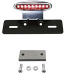 Replay Rendszámtartó + hátsó lámpa 50 cm³ motorkerékpárhoz - LED-es, füstszürke - féklámpával és rendszámtábla világítással (L 105mm - M 22mm - Sz 40mm) - CEE engedéllyel REPLAY Vázak, idomok, kiegészítők Re