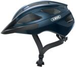 ABUS ABUS Macator éjfekete-kék felnőtt kerékpáros sisak, M méret (52-58 cm), tekerőgombos állítás ABUS (Vélo) Egyéb járművek Kerékpározás Kerékpáros védelem Kerékpáros sisakok