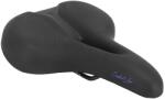 NEWTON City Comfort Line fekete-kék nyereg 269x210 mm, acél sín, fekete NEWTON Bicikli alkatrészek Kerékpár alkatrészek Kerékpár nyergek