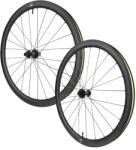MICHE SWR 40 700C karbon országúti kerékszett, Center Lock, fekete, Campagnolo UD / Shimano HG / SRAM XDR 12 sebességes kazetta, 12-100 és 12-142 mm átütőtengely, magas profil, tubeless ready (pár) MICHE Bi