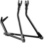IBERA kerékpártartó állvány, hátsó vázra rögzíthető, kompatibilis 20"-27.5"-29"-700C, fekete, összecsukható és állítható IBERA Vázak, idomok, kiegészítők Sztenderek, kitámasztók