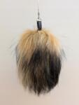  Mosómedve farok szőrme kulcstartó