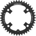 Stronglight CT2 lánctányér gravel kerékpárhoz 4 karos ×123 mm CAMPAGNOLO EKAR-hoz, 42 fog, fekete, 13 sebességes STRONGLIGHT Bicikli alkatrészek Kerékpár alkatrészek Kerékpár lánctányérok