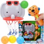 Skleplolki Játék Szett Hordozható Kosárlabda Játék Kiegészítők (KOSZYKÓWKA ZE SŁONIEM)