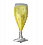 PartyPal Fólia lufi Pezsgős Pohár 45x99cm 18. Születésnapra Lánybúcsúra