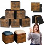 Songmics Dobozok Ikea Kallax Polchoz 30x30 CM, 6 Darabos Szett (RFB102B01)