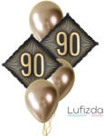  Héliumos luficsokor szülinapra - 90-es - INGYENES GLS szállítással (LUFI561893)