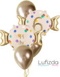  Héliumos luficsokor szülinapra, 6-os számmal - INGYENES GLS szállítással (LUFI435316)