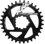 MICHE MTB lánctányér, single, 32T, Direct Mount, alumínium, fekete, GXP XX1-X01-X1-X0-X9, 11 sebességes (6 mm offset) MICHE Bicikli alkatrészek Kerékpár alkatrészek Kerékpár lánctányérok