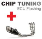 Carmo Truimph Trident 660 2021-től High Performance ECU Flash tuning + Akrapovic S-T6R1-CQTBL (Stage 3) Carmo Kipufogók és alkatrészeik Kipufogók Teljes kipufogó rendszerek