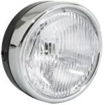 SELECTION P2R (Motorisé) SELECTION P2R első fényszóró Peugeot, MBK mopedezhez, Ø140 mm, fekete, króm kupakkal (BA20d) SELECTION P2R (Motorisé) Elektronika Világítások Fényszórók (OEM)