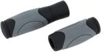 NEWTON MTB/urban markolat dual compound fekete-szürke L125-90mm (pár) NEWTON Bicikli alkatrészek Kerékpár alkatrészek Kerékpár kormányszalagok és markolatok