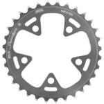 MICHE lánctányér országúti kerékpárhoz, 5 karos, 32T, 74 mm, tripla, ezüst, alumínium, 9-10 sebesség MICHE Bicikli alkatrészek Kerékpár alkatrészek Kerékpár lánctányérok