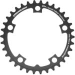 Stronglight lánctányér országúti kerékpárhoz, 5 karos, 34T, 110 mm, belső, fekete CT2, 10-11 sebesség (SHIMANO típus) STRONGLIGHT Bicikli alkatrészek Kerékpár alkatrészek Kerékpár lánctányérok