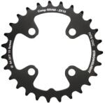 Stronglight Lánckerék MTB-hez 26T. Ø64 2x10 "belső" fekete - 4 karos - SRAM XO + SHIMANO (kivéve XT-XTR) menetes nélküli - vastagság: 3, 5 mm STRONGLIGHT Bicikli alkatrészek Kerékpár alkatrészek Kerékpár lánctány