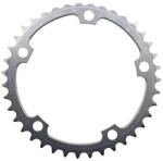 MICHE lánctányér országúti kerékpárhoz, 5 karos, 39T, 130 mm belső, ezüst, alumínium, 9-10 sebességes (SHIMANO kompatibilis) MICHE Bicikli alkatrészek Kerékpár alkatrészek Kerékpár lánctányérok