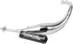 Voca Racing VOCA CHROMED kipufogó 50 köbcentis motorhoz, BETA 50 RR 2012+ (alsó felfogatás, fekete alumínium hangtompítóval) Voca Racing Kipufogók és alkatrészeik Kipufogók Moped kipufogók (tuning)