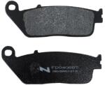 NEWFREN első fékbetét Honda 125 SH I (2013-2018), KYMCO 250 Xciting (2005-), Yamaha 125 XMAX (2010-2017) - 102 mm x 39 mm x 10, 3 mm (FD0406BT) Touring Organic NEWFREN Futómű és fék alkatrészek Fékbetétek (tá