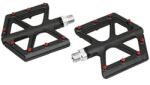 SELECTION P2R (Vélo) P2R P2R P2R P2R lapos pedál BMX-hez, MTB-hez, Downhill-hez, fekete-vörös tüskékkel, alumínium-karbon, menetes 9/16 (pár) SELECTION P2R (Vélo) Bicikli alkatrészek Kerékpár alkatrészek Kerékpár pedálok