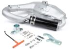 BGM PRO Kipufogó BGM PRO Clubman Sport Lambretta sorozat 1-3 ezüst BGM PRO Kipufogók és alkatrészeik Kipufogók Robogó kipufogók (tuning)