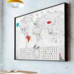 Giftio Deluxe Blanc edition kaparós világtérkép (11387)