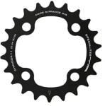 Specialites Ta CHINOOK 34T 104 mm BCD MTB lánctányér, 4 kar, dupla/tripla, fekete alumínium, Shimano/SRAM/Race Face/FSA kompatibilis, 10-11 sebesség, középső pozícióhoz tripla hajtáshoz SPECIALITES TA Bicikli alkatr