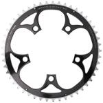 Specialites Ta ZEPHYR 49T 110 mm ötágú országúti lánctányér, külső, fekete alumínium, 9-10 sebességes (SHIMANO kompatibilis) SPECIALITES TA Bicikli alkatrészek Kerékpár alkatrészek Kerékpár lánctányérok
