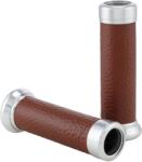 SIP Style markolatok, Ø 22/24 mm, hossza 128 mm, Vespa GTS/GTS Super/GT/GT L 125-300 ccm-hez, dohánybarna/gesztenyebarna SIP Style Bicikli alkatrészek Kerékpár alkatrészek Kerékpár kormányszalagok és markolatok