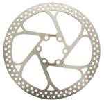 NEWTON BRAKCO 160mm féktárcsa országúti és MTB kerékpárhoz, 6 furatos, ezüst (lekerekített él a biztonságért), Shimano kompatibilis NEWTON Futómű és fék alkatrészek Féktárcsák
