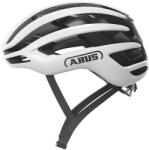 ABUS ABUS AirBreaker országúti kerékpáros sisak, fehér fényes, L méret (58-62 cm), tekerőgombos állítás ABUS (Vélo) Egyéb járművek Kerékpározás Kerékpáros védelem Kerékpáros sisakok
