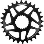 Stronglight dupla lánctányér 4 karos, Shimano FC-M6100-M6120-M6130-FC-M7100-M7120-M7130-FC-M8100-M8120-M8130 kompatibilis, 28 fogas, menetes nélküli, vastagság: 3 mm, 12 sebességes STRONGLIGHT Bicikli alkatrészek
