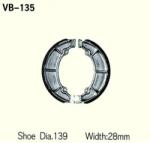 Wesrah VB-135 fékpofa Wesrah Futómű és fék alkatrészek Fékpofák (dobfék)