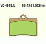 Wesrah Vesrah VD-945RJL fékbetét Wesrah Futómű és fék alkatrészek Fékbetétek (tárcsafék)