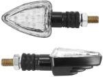 Avoc ASO 13 LED-es motorkerékpár irányjelző, ABS ház, átlátszó-fekete (hossz: 78 mm, magasság: 37 mm, szélesség: 27 mm, EEC jóváhagyással, pár) Avoc Elektronika Világítások Indexek