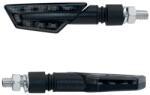 TAAC FR07 9 LED-es füst-fekete motorkerékpár irányjelző pár (M8, 92 mm hosszú, 24 mm magas), prémium minőség, ECE jóváhagyott TAAC Elektronika Világítások Indexek