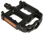 NEWTON MTB lapos pedál, műanyag, fekete, 9/16" csapágyas (pár) NEWTON Bicikli alkatrészek Kerékpár alkatrészek Kerékpár pedálok