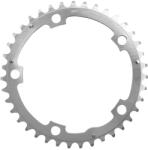 Stronglight lánctányér országúti kerékpárhoz, 5 karos, 39T, 130 mm, középső, ezüst, alumínium 7075, 9-10 sebesség (SHIMANO típus) STRONGLIGHT Bicikli alkatrészek Kerékpár alkatrészek Kerékpár lánctányérok