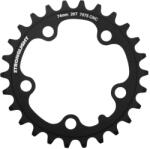 Stronglight 7075 26T lánctányér országúti kerékpárhoz, 5 karos, 74 mm, tripla, fekete, 9-10 sebességhez, alumínium STRONGLIGHT Bicikli alkatrészek Kerékpár alkatrészek Kerékpár lánctányérok