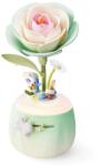 Rokr Puzzle 3D Lampa de veghe Minty Camellia, Plastic, ROKR, 73 piese
