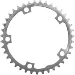 Stronglight 39T 5 karos lánctányér országúti kerékpárhoz, 130 mm belső, ezüst, alumínium 7075, 9-10 sebességes (SHIMANO típus) STRONGLIGHT Bicikli alkatrészek Kerékpár alkatrészek Kerékpár lánctányérok