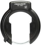 TRELOCK RS480 kerékpár lopásgátló patkózár, fekete, vázra szerelhető konzollal, széles (89 mm + 112 mm) gumihoz, 75 mm abroncsköz TRELOCK Bicikli alkatrészek Kerékpáros kiegészítők Biciklizárak