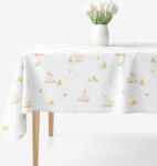 Goldea húsvéti szögletes terítő 100% pamutvászon - kacsák 100 x 140 cm