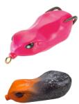 Tiemco Creatura Tiemco Vajra Frog FRG-60, Orange Head/Smoke Glitter, 6cm (301000106019)