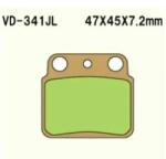 Wesrah VD-341SRJL fékbetét Wesrah Futómű és fék alkatrészek Fékbetétek (tárcsafék)