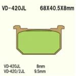 Wesrah VD-420JL fékbetét Wesrah Futómű és fék alkatrészek Fékbetétek (tárcsafék)