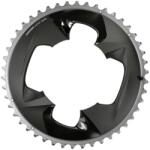 SRAM FORCE AXS ALU 46 fogas lánctányér, 4 furatos, D107, szürke-fekete, 12 sebességes SRAM Bicikli alkatrészek Kerékpár alkatrészek Kerékpár lánctányérok