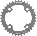 Stronglight 10 sebességes MTB lánctányér 36 fogas, 4 karos, 104 mm, Shimano XTR M980-hoz, fekete, menet nélküli (belső 22 fogashoz) STRONGLIGHT Bicikli alkatrészek Kerékpár alkatrészek Kerékpár lánctányérok