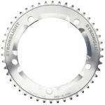 Stronglight lánctányér pályakerékpárhoz, 5 karos, 46T, 144 mm átmérő, alumínium 7075, ezüst, 3, 17 mm (1"1-8) lánchoz STRONGLIGHT Bicikli alkatrészek Kerékpár alkatrészek Kerékpár lánctányérok