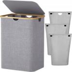 Lifewit Szabadonálló szennyestartó kosár Lifewit 150l szürke (b0dbh31mt2)